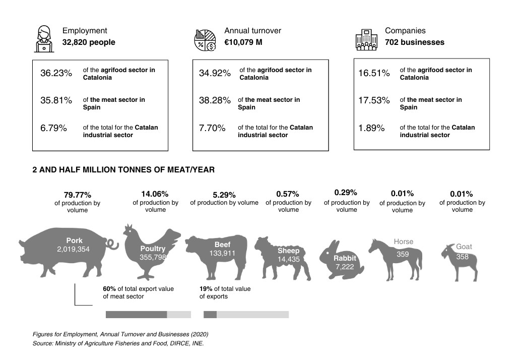 Meat sector infographic