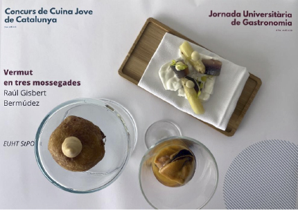 “Vermut en tres mossegades” és el títol del plat que ha obtingut la major puntuació del concurs.