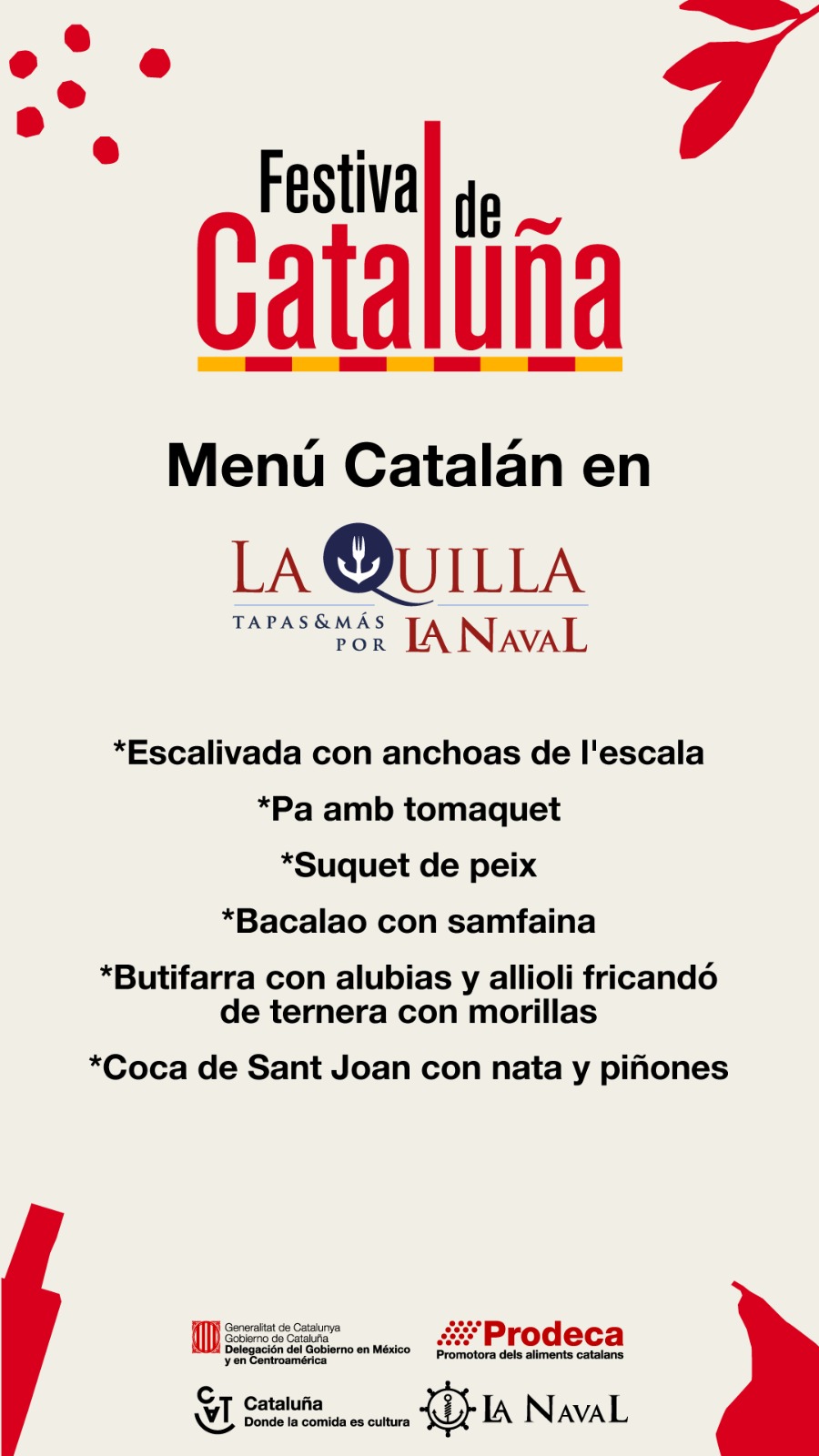 Els aliments catalans, protagonistes als establiments de La Naval (Mèxic)