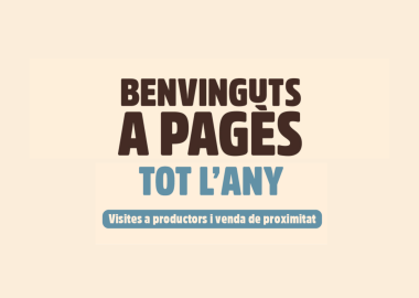 BENVINGUTS A PAGÈS TOT L'ANY
