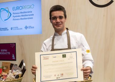 Eric Montes, millor recepta elaborada amb productes DOP i IGP de l'Euroregió