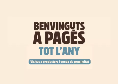 BENVINGUTS A PAGÈS TOT L'ANY